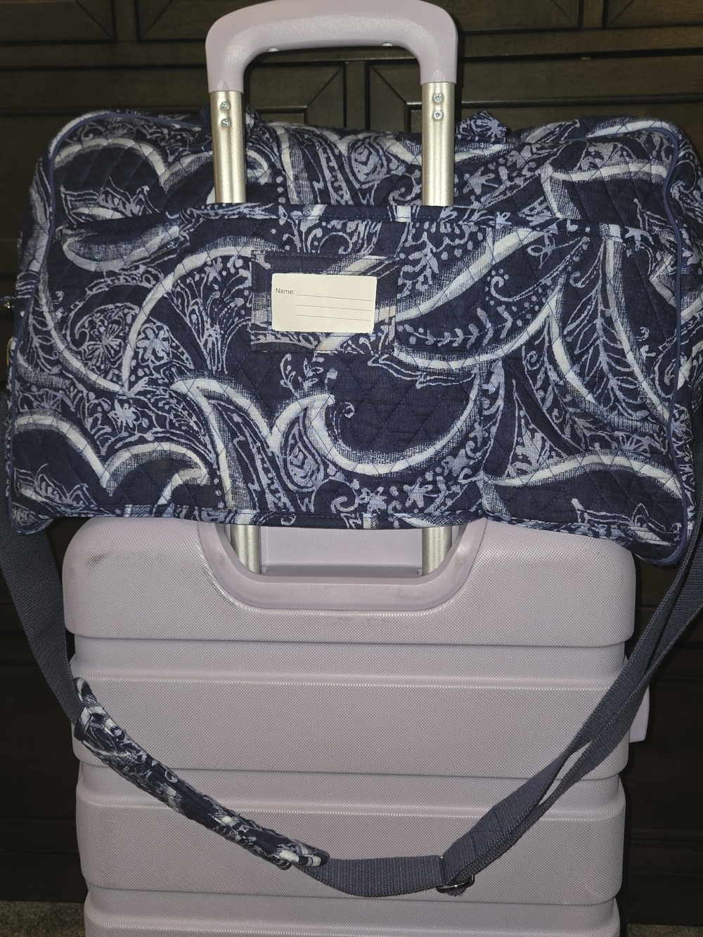 Vera Bradley Large Duffel Bag "Grand Traveler"